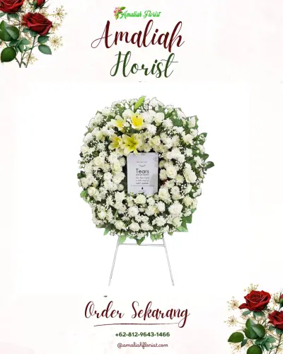 Krans Bunga Duka Cita sirnamanah